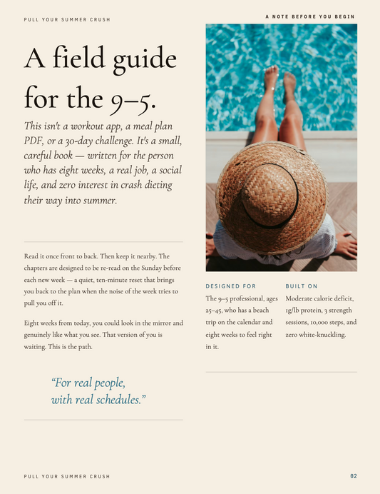 Pull Your Summer Crush: The 8-Week Beach Body Blueprint